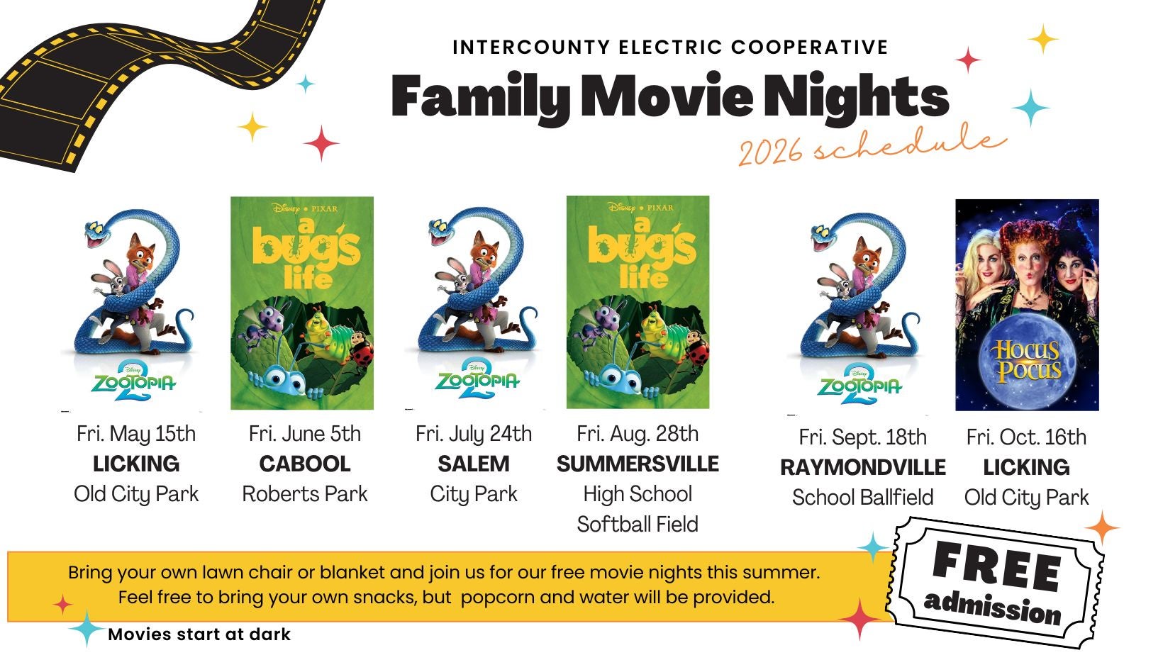 2026Movie Night Schedule