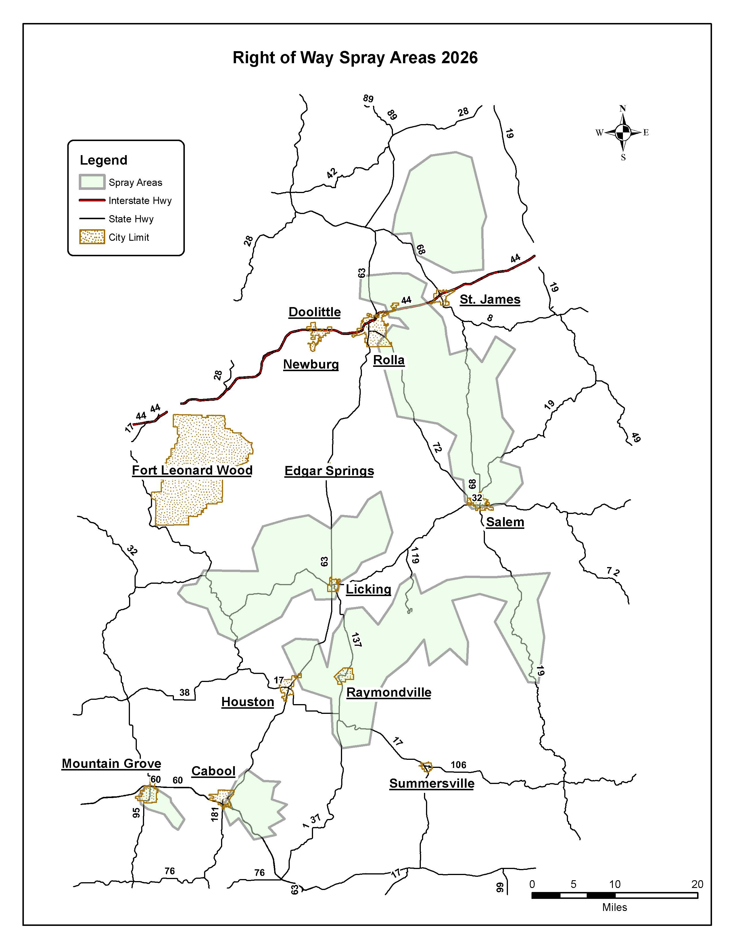 ROW Map